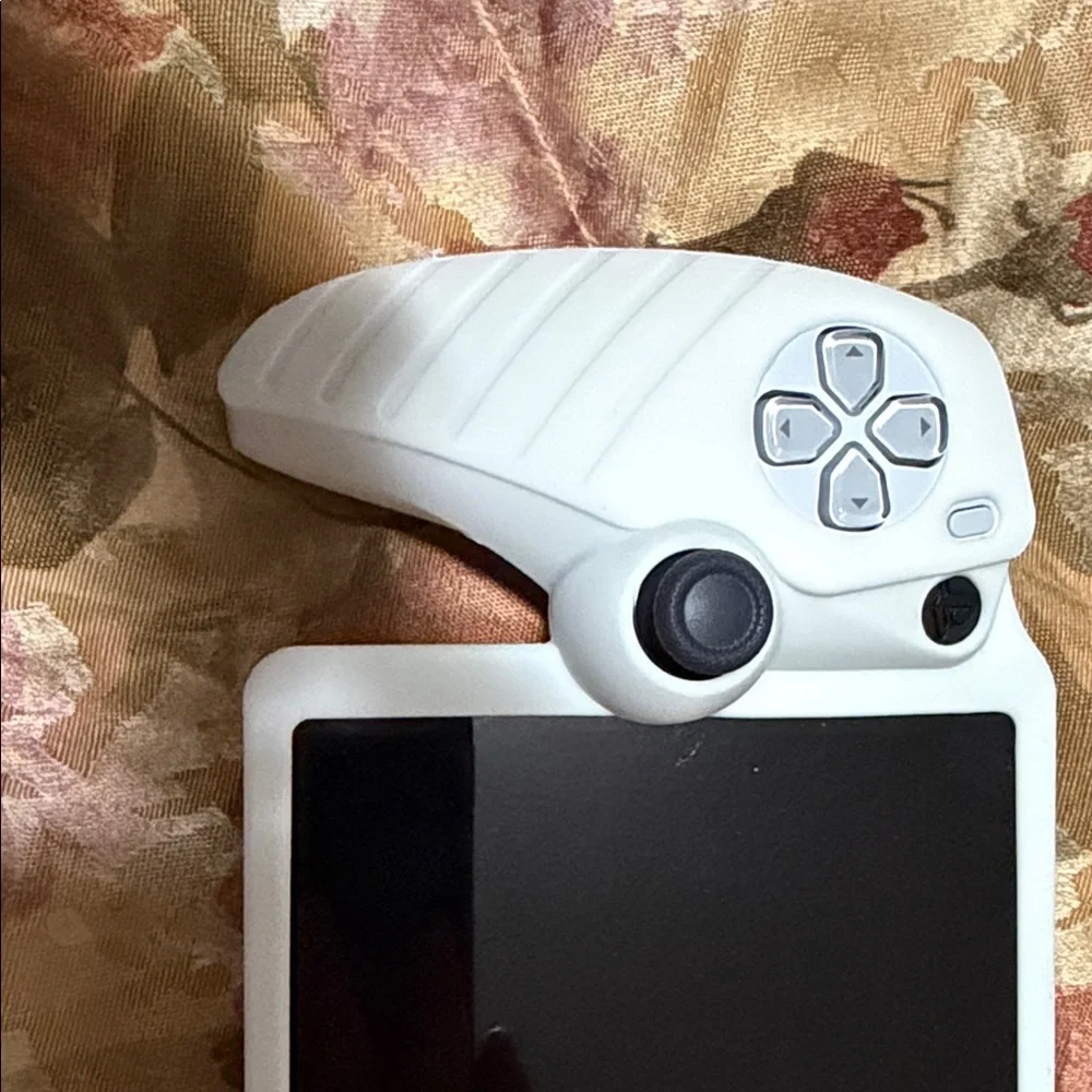 White Gaming Console with Controllers